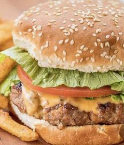 Kadhai Chicken Burger
