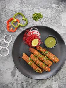 Gilafi Gosht Seekh Kebab