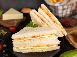 Vegetable And Cheese Sandwich