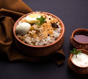 Egg biryani [1 egg]