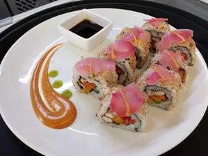 Salmon Uramaki Sushi (8 Pcs)
