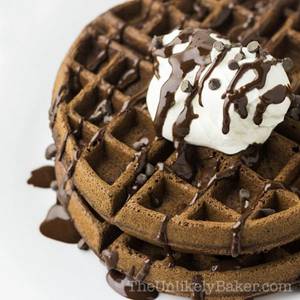 Chocolate Overload Dark Waffle  + 150ml Icecream