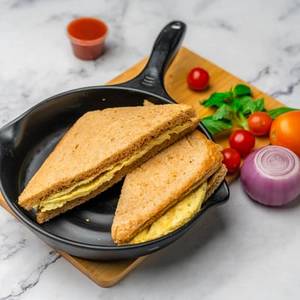 Desi Masala Omelette Sandwich