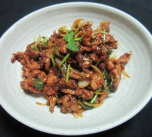Wok Tossed Lamb With Coriander & Mint