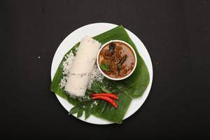 Puttu with kadala curry