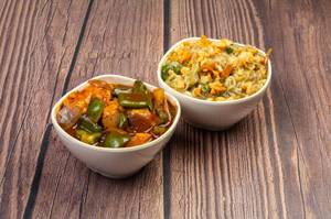 Egg Maggi With Chilli Chicken [3 Pieces]