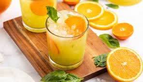 Orange & Basil Mojito