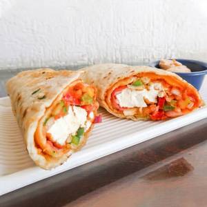 Double Egg Paneer Roll