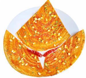 Schezwan Butter Corn Dosa