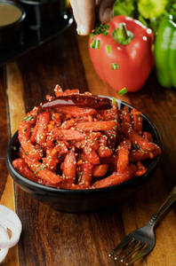 Honey Chilli Potato