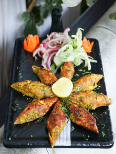 Makai Khumbh Seekh Kebab