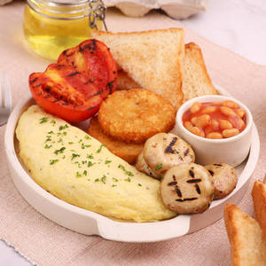 English Breakfast without chicken sausages