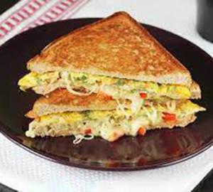 Bread omelette