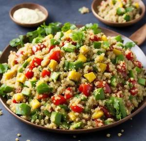 Paneer Tikka Quinoa Salad.
