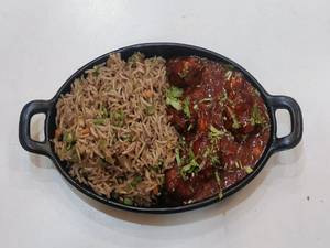 Fried Rice & Veg Manchurian
