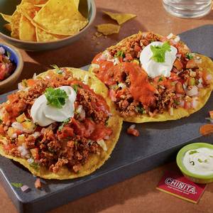 Soyrizo & Potato Tostadas (Spicy)
