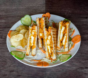 Veg Paneer Cheese Toast Sandwich
