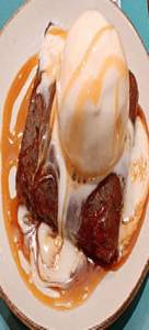 Sticky Toffee Pudding With Ice Cream