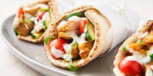 Mayo Veg Patty Wrap