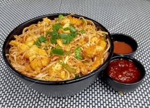 Mix Burnt Garlic Noodles (Chicken & Pork)