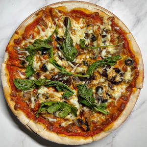 Smokey Shrooms Pizza