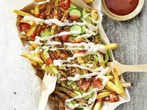 Shawarma with french fries