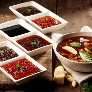 Exotic Vegetables With Choice Of Sauces Gravy