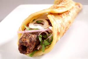 Mutton Seekh Kabab Roll