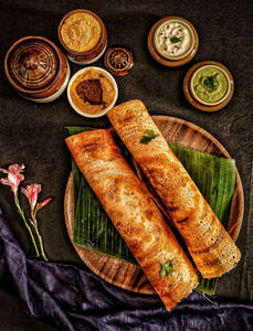 Butter Paneer Masala Dosa