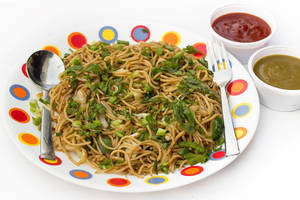 Mushroom Chow mein 