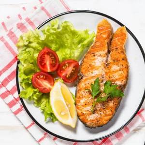 Grilled Fish With Sauted Veggies (olive Oil)