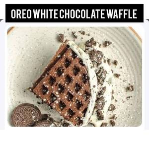 Oreo White Chocolate Waffle