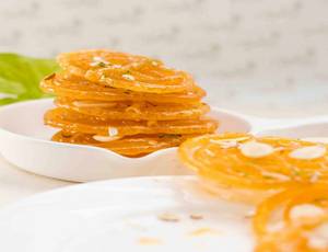 Kesaria Jalebi Plate
