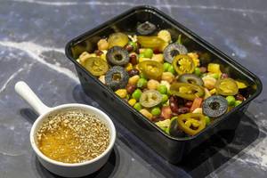 Corn And Beans With Fresh Vegetables