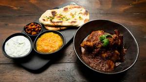 Half Masala Chicken + 4 Butter Roti