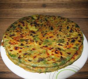 Green Peas Paratha [ 2 Piece ]