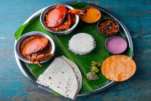 Crab Thali