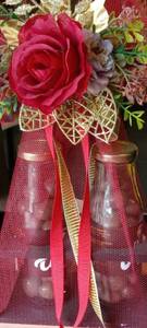 Three Bottle Wooden Hamper                                             