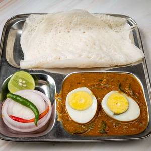 Appam Egg Curry