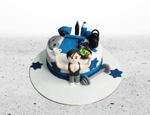 Gym Theme Birthday Cake