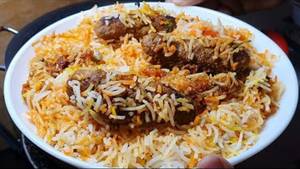 Mutton Kebab Biryani [2 Seekh] ( 650ml )