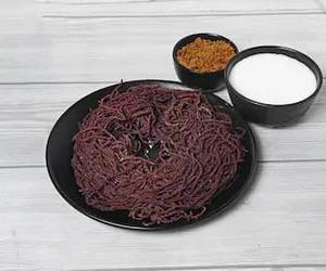 Red Rice Idiyappam With Coconut Milk