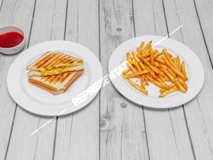 Spicy Corn Cheese Sandwich