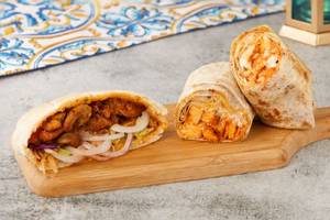 Istah's Chicken Shawarma in Khubus + Choice of Pita Pocket