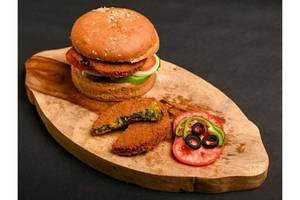 Spinach And Corn Burger