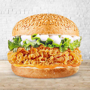 Peri-peri Fried Chicken Burger