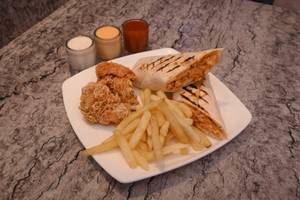 Grilled Chicken Twister(big Fatty) + Lollipop(2pcs) + Fries(15 Pcs) + Mayo(1pkt)