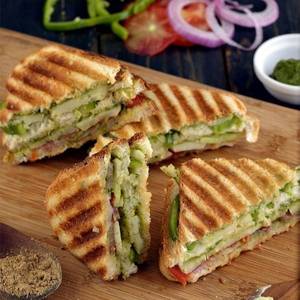 Club Grilled Veg Cheese Sandwich