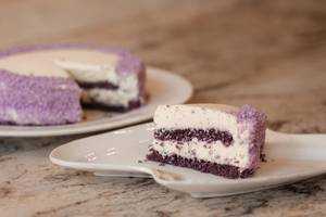 White Choco Lavender Berry Mousse Cake Pcs