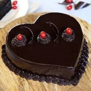 Chocolate Heart Shape Cake [500gms]